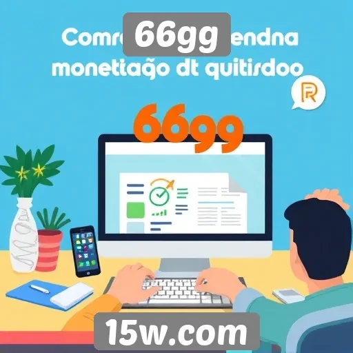 Estratégias de monetização do site 66gg